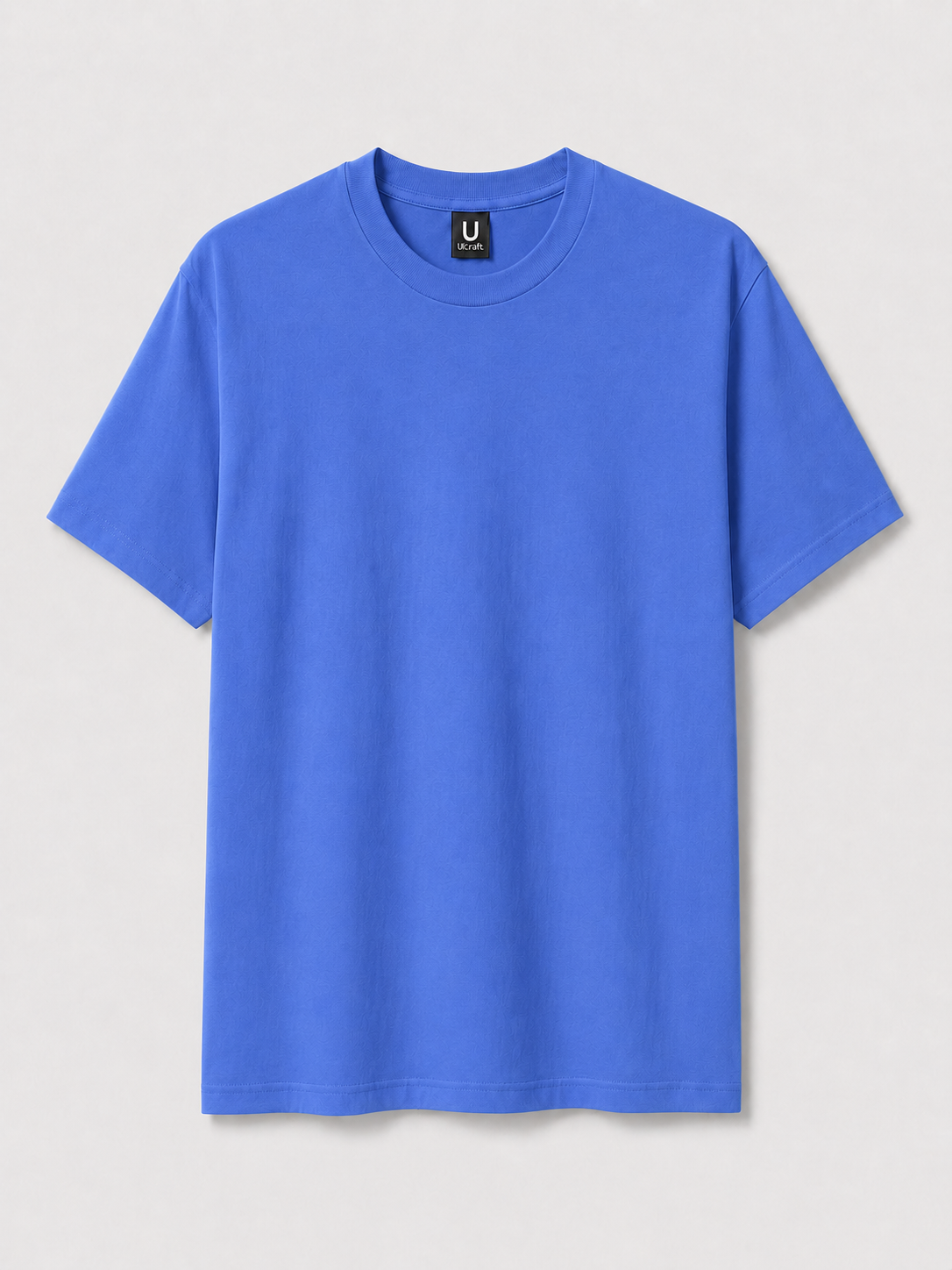 T-shirt ultra coton unisexe personnalisable UCraft bleu royal vue de face