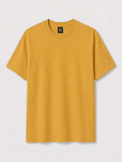 T-shirt ultra coton unisexe personnalisable UCraft or vue de face